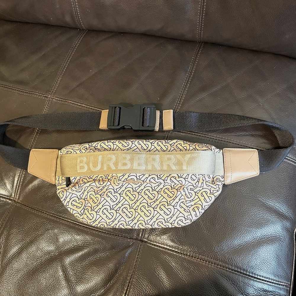 Burberry Nylon Monogram TB Waist Bag